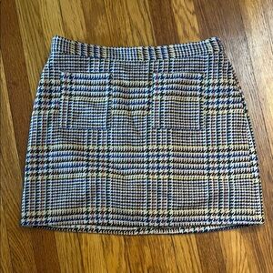 ModCloth Wool blend A-Line Workwear Mini Skirt